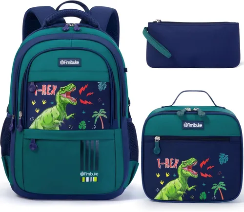 Vista 9 de Fimibuke Mochila infantil para niños, mochila espacial impermeable con caja A1.space Negro