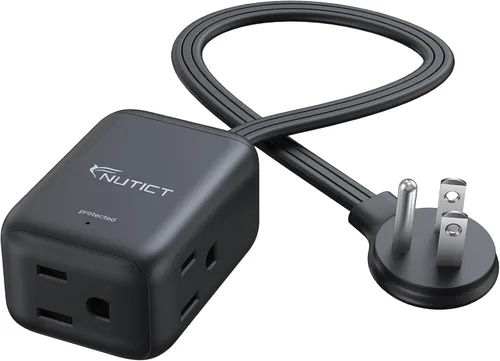 Vista 14 de Cable de extensión corto de 6 pulgadas, extensor de 3 salidas, divisor