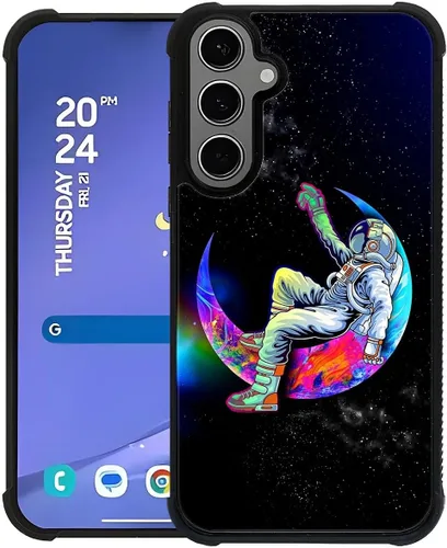 Vista 66 de ZHEGAILIAN Funda compatible con Samsung Galaxy S21, funda de vidrio orgánico para niñas, mujeres y hombres, diseño de cuatro esquinas, antiarañazos