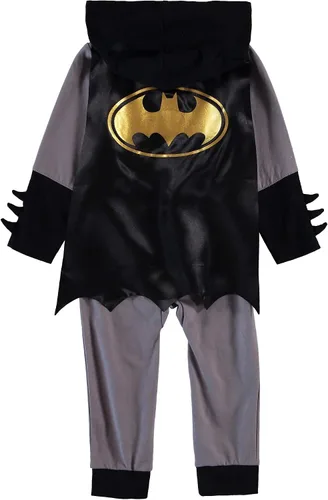 Vista 6 de DC Comics Toddler Boys Superhero Costume - Zip Up Jumpsuit with Cape