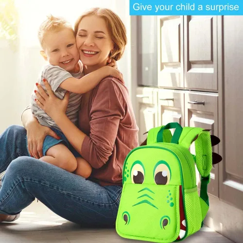 Vista 5 de gxtvo Mochila para niños pequeños, correa de seguridad de 9.5 pulgadas para niños y niñas, unicornio, mariposa, sirena, dinosaurio