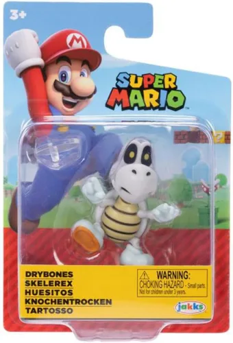 Vista 7 de Super Mario Figura de acción de Dry Bones de 2.5 pulgadas