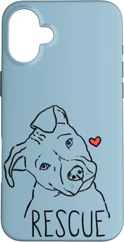 Vista 22 de iPhone 16 Rescue Dog, Pitbull, Rescue Mom, Adopt Don't Shop, Pittie Case