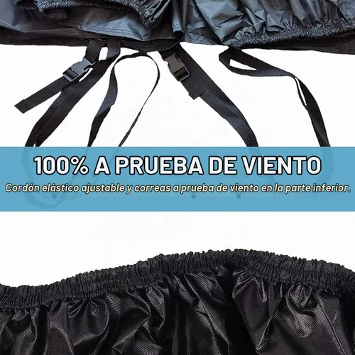 Vista 5 de Funda para UTV impermeable, resistente de 2 a 3 plazas lado a lado, cubierta de tela Oxford para Polaris RZR Ranger Can-Am Defender Kawasaki Mule