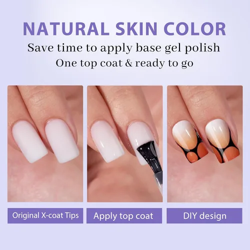 Vista 4 de BTArtboxnails - Uñas a presión, uñas cortas cuadradas de color blanco A-Blanco Lechoso S Cuadrado