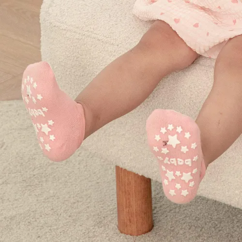 Vista 6 de Calcetines antideslizantes para bebés y niñas de 0 a 36 meses, 6 pares