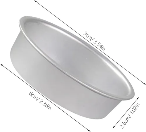 Vista 2 de Juego de 3 moldes para pasteles en forma de huevo, antiadherentes, de aleación de aluminio, moldes para hornear pudines, postres, compactos para uso