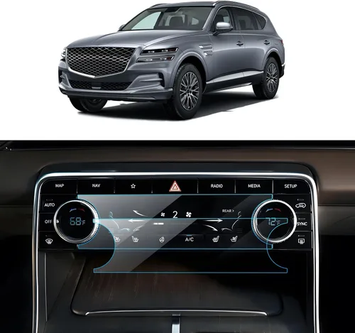 Vista 14 de Protector de Pantalla de Coche para 2015 2016 2017 2018 2019 Cadillac CTS Accesorios Navegación Pantalla Táctil Protector de Película de Vidrio