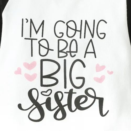 Vista 5 de Camisetas de béisbol con la frase "I'm Going to Be A Big Sister