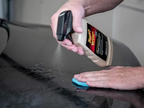 Vista 4 de Meguiar's M34 paquete de Mirror Glaze Final Inspection y paños de microfibra
