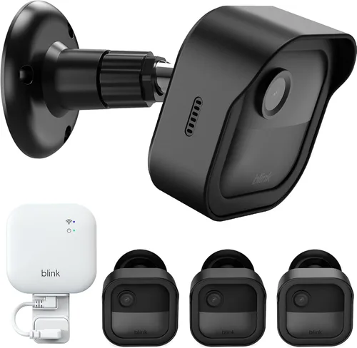 Vista 11 de Blink Outdoor 4 (4.ª generación) - Soporte de pared, cubierta protectora resistente a la intemperie y montaje ajustable de 360 grados con soporte