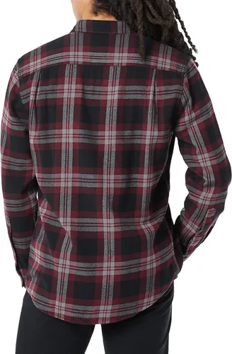 Vista 3 de Tienda Essentials Camisa de franela de manga larga para hombre (disponible en tallas grandes y altas)