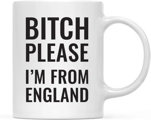 Vista 12 de Andaz Press Taza de café de 11 onzas, regalo de broma, Bitch Please I'm from Alabama, paquete de 1, incluye caja de regalo, divertidas ideas