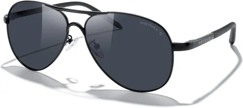 Vista 123 de MERRY'S, UV400 S8513, gafas de sol polarizadas para conducir, marco irrompible, para hombre.