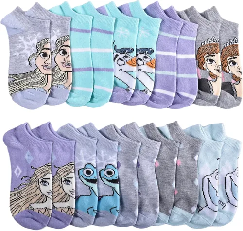 Vista 2 de Disney Frozen Calcetines invisibles para niñas