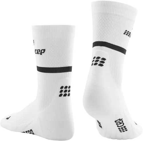 Vista 4 de Calcetines deportivos para correr para mujer, de corte redondo, calcetines CEP de corte medio