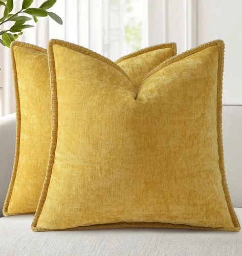 Vista 36 de decorUhome Juego de 2 fundas de almohada de felpilla suave y acogedora de otoño de 12 x 12 pulgadas, fundas decorativas modernas de terciopelo Aqua