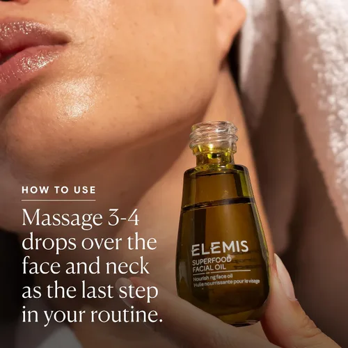 Vista 13 de Aceite facial de superalimentos ELEMIS - Suero nutritivo rico en antioxidantes, elixir ligero para la piel que mejora la luminosidad, potenciador