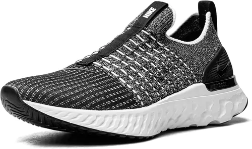 Vista 4 de Nike React Phantom Run Fk 2 - Tenis de correr para hombre Cj0277 True WhiteBlackPure PlatinumWhite