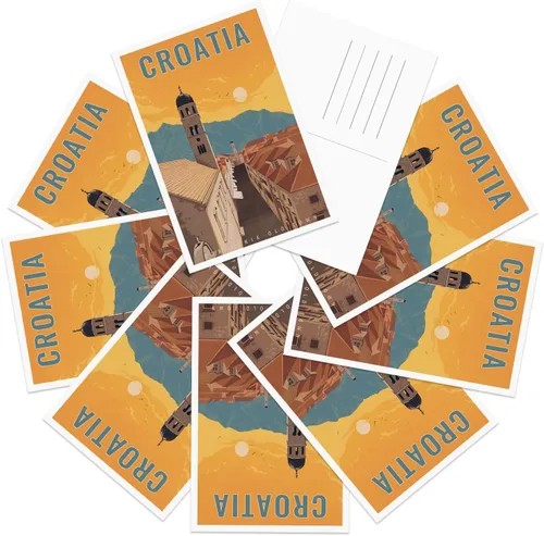 Vista 23 de gaeaverse Amsterdam Países Bajos Postales de paisaje vintage 9 piezas/juego de tarjetas de felicitación de ciudades del mundo para negocios, viajes