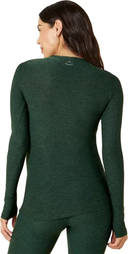 Vista 2 de Beyond Yoga Sudadera clásica ligera Spacedye para maternidad