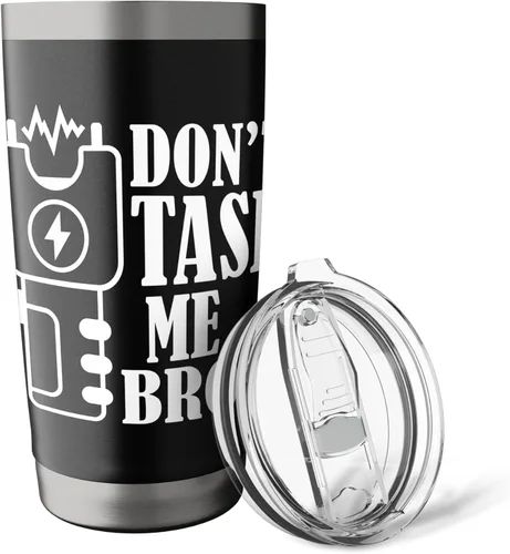 Vista 5 de Don't Tase Me Bro - Vaso eléctrico con aislamiento de acero inoxidable