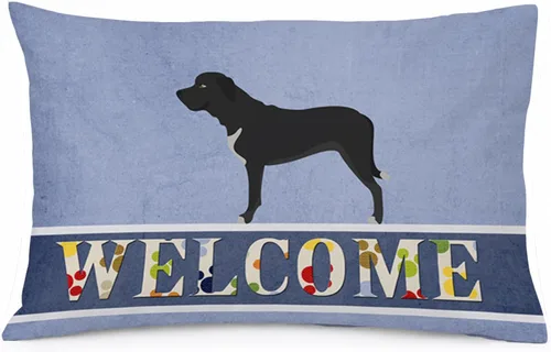 Vista 97 de Caroline's Treasures BB8334PILLOWCASE AIDI Atlas Mountain Dog - Funda de almohada estándar, color azul, ligera, súper suave, de fácil cuidado