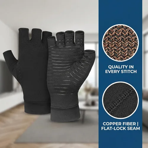 Vista 3 de Compression Gloves - Gloves for Arthritis Hands,Copper Arthritis Gloves, Compression Gloves for Hands