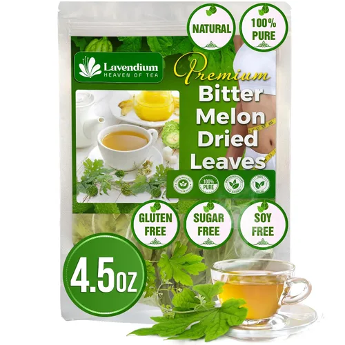 Vista 10 de Lavendium Bolsas de té de melón amargo, sin cafeína, 60