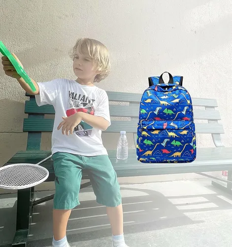 Vista 2 de CAMTOP Mochila preescolar para niños, mochila de jardín de infantes, mochila escolar, M