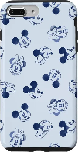 Vista 12 de Funda retro para iPhone 16 Disney Minnie y Mickey Mouse Icon Faces Vintage Art Retro