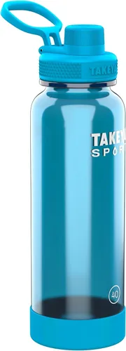 Vista 10 de Takeya Tritan - Botella de agua deportiva con tapa de boquilla - Sin BPA y apta para lavavajillas - Botella reutilizable con asa de tapa - Botella