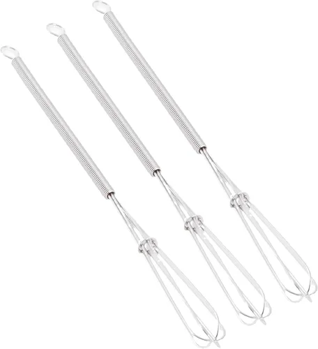 Vista 12 de RSVP International Kitchen Tool Collection, acero inoxidable, apto para lavavajillas, batidor, 9 pulgadas