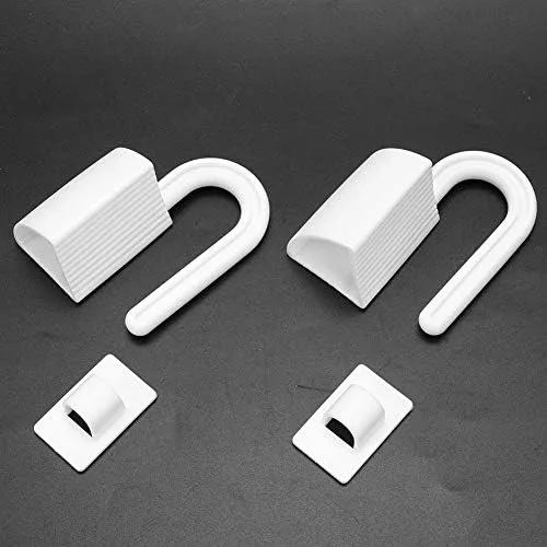 Vista 5 de TOPINCN Protectores de pellizco de puerta, paquete de 4 PP para huecos
