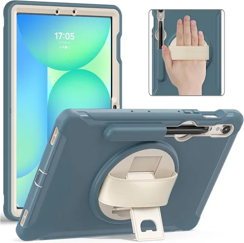 Vista 13 de Junfire Funda protectora para Galaxy Tab S10 Lite/S10 FE/S9 FE 5G/S9 con soporte para lápiz capacitivo, Samsung Tab 10.9"/ 11" a prueba de golpes