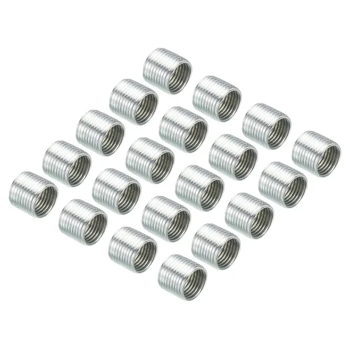Vista 13 de PATIKIL Adaptadores de rosca M8x1mm a M6x1mm Manguito Reductor Tuerca Reductora, Paquete de 10 Tuerca de conversión de tornillo de 0.394 in