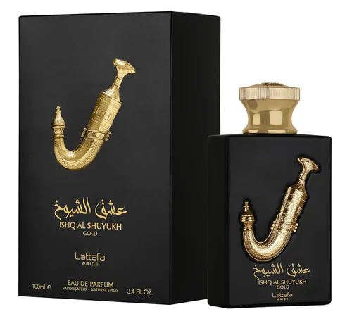 Vista 4 de Lattafa Pride Ishq Al Shuyukh Gold - Eau de Parfum en espray unisex, 3.4 onzas
