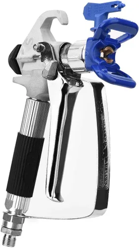 Vista 5 de FUNTECK Pistola pulverizadora sin aire compatible con pulverizadores de pintura sin aire Graco, incluyendo punta 517 y boquilla Gurad, 3600 PSI