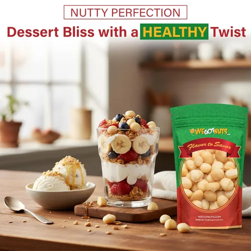 Vista 7 de Raw Deluxe Macadamia Nuts - 2 lbs - Shelled & Unsalted Premium Quality Kosher Raw Macadamia Nut Snack Pack By We Got Nuts - Natural Gourmet Fresh