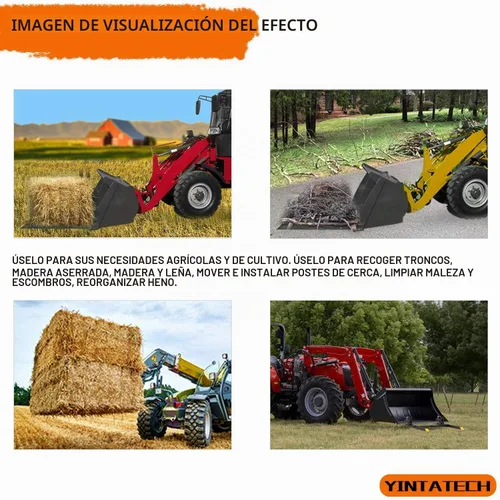 Vista 8 de YINTATECH - Abrazadera de 43 pulgadas y 2000 libras en horquillas de palet, horquillas de tractor resistentes