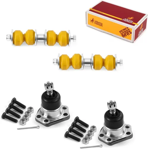 Vista 170 de Metrix Premium Chassis Parts - Juego de 4 piezas de articulación de rótula superior y barra estabilizadora delantera para Ford Ranger RWD 1998-2011