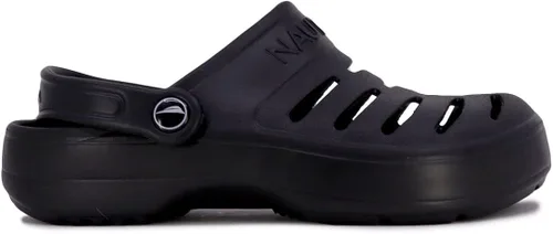 Vista 2 de Nautica Zuecos para hombre, sandalias deportivas deportivas, sin cordones con correa trasera ajustable, (zapatos de aguapantuflas peludas) River Edge