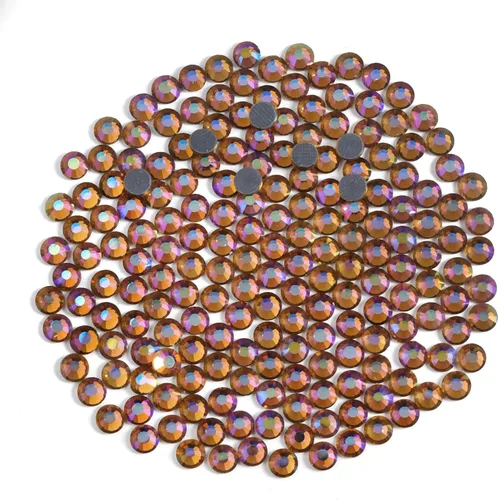 Vista 105 de 6000 PIEZAS Diamantes de Imitación Hotfix a Granel, Diamantes Naranja para Manualidades y Ropa, Diamantes de Imitación para Decoración DIY, SS10