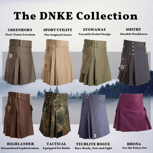 Vista 6 de Damn Near Kilt Em Premium Cuero Sporran Kilt Accesorio de Kilt