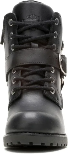 Vista 2 de Harley-Davidson Howell D84664 - Botas de motocicleta impermeables de 5 pulgadas, color negro