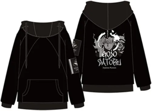 Vista 3 de BICOPU Anime Jujutsu - Sudadera con capucha para hombres y mujeres, chaqueta con capucha Fushiguro Megumi Cosplay Satoru Sudaderas