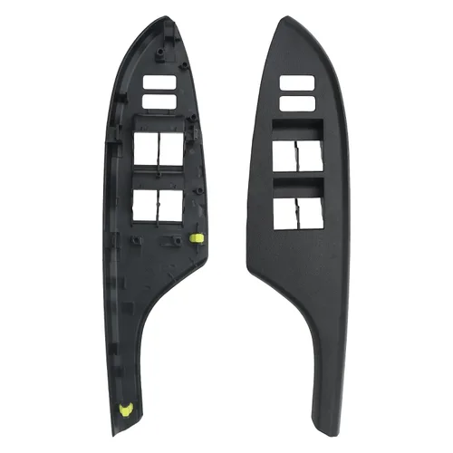Vista 5 de Osompar Bisel del interruptor de la ventana, moldura delantera, lado izquierdo del conductor (negro) Compatible con Toyota Corolla 2009 2010 2011