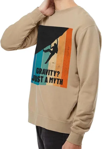 Vista 2 de Gravity Is a Myth Midweight Sweatshirt - Illustration Crewneck Sweatshirt - Printed Sweatshirt