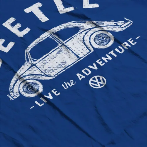 Vista 5 de Volkswagen Beetle White Live The Adventure Camiseta de mujer