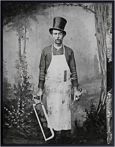 Vista 9 de Foto de arte de pared gótico espeluznante, decoración de habitación gótica aterradora para cocina, comedor, regalo divertido para chef, cocinero